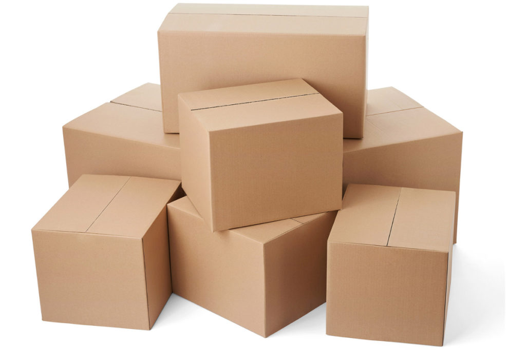 shipping box clipart