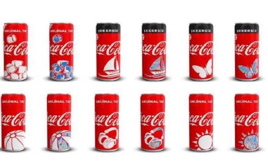 COCA-COLA CANS IN TURKEY - THERMOCHROMATIC INKS, PHOTOCHROMIC INKS COCA-COLA CANS IN TURKEY - THERMOCHROMATIC INKS, PHOTOCHROMIC INKS