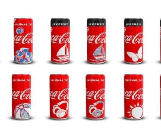 COCA-COLA CANS IN TURKEY - THERMOCHROMATIC INKS, PHOTOCHROMIC INKS