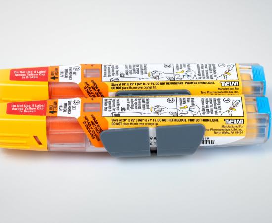 autoinjector label for teva