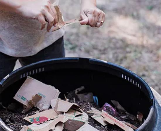 How to Reuse, Recycle, Compost produce container.