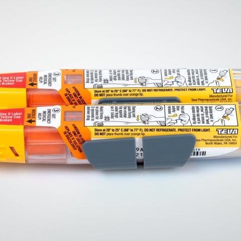 autoinjector label for teva