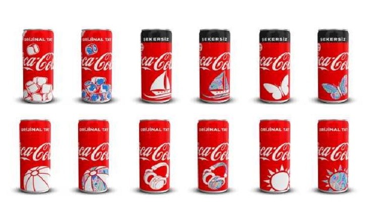 COCA-COLA CANS IN TURKEY - THERMOCHROMATIC INKS, PHOTOCHROMIC INKS COCA-COLA CANS IN TURKEY - THERMOCHROMATIC INKS, PHOTOCHROMIC INKS